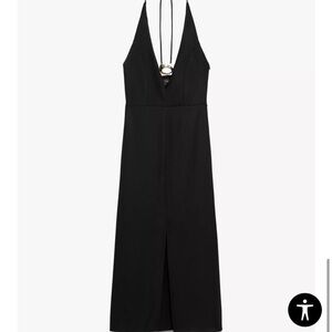 Zara Black Midi Dress